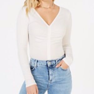 Ruched Sparkle Top NWOT